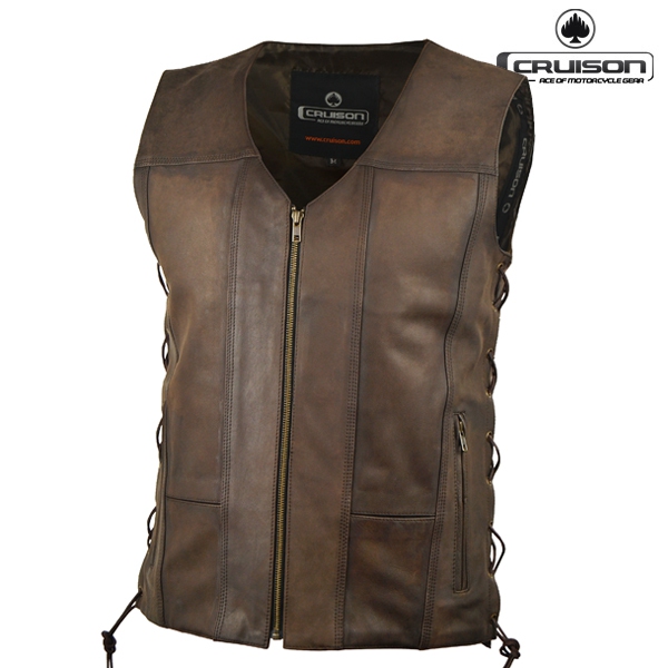 Moto oblečení - Vesta CRUISON RENEGADE BROWN