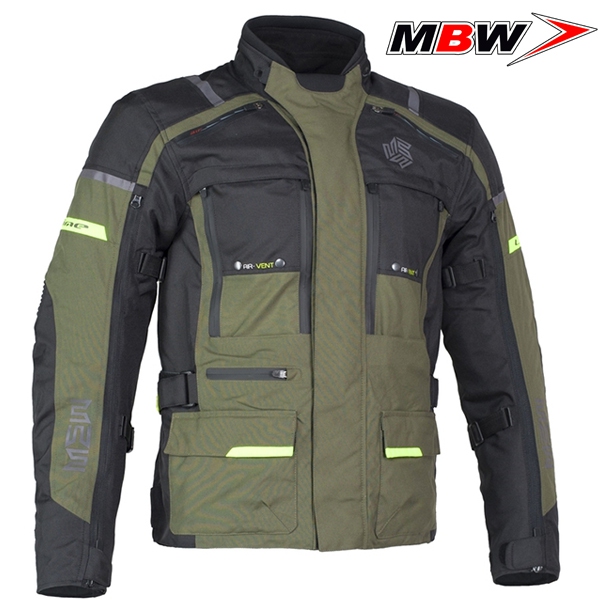 Moto oblečení - Bunda MBW MEMPHIS JACKET GREEN