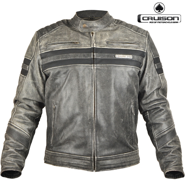 Moto oblečení - Bunda CRUISON RIDEOUT GREY