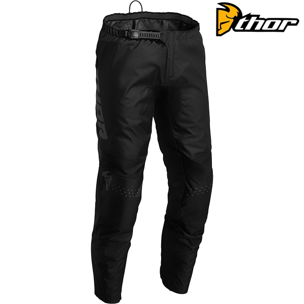 Motokros oblečení - Kalhoty THOR SECTOR MINIMAL BLACK