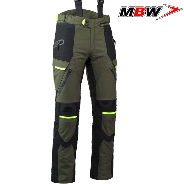 Moto oblečení - Kalhoty MBW MEMPHIS PANTS GREEN