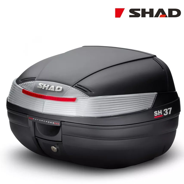 Příslušenství na motorku - Vrchní kufr SHAD SH37 černý matný