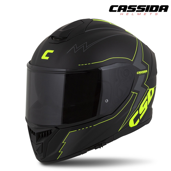 Moto oblečení - Helma CASSIDA INTEGRAL GT 2.1 FLASH černá/žlutá/šedá