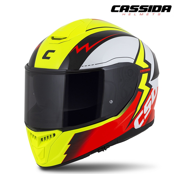 Moto oblečení - Helma CASSIDA INTEGRAL GT 2.1 FLASH žlutá/červená/černá/bílá
