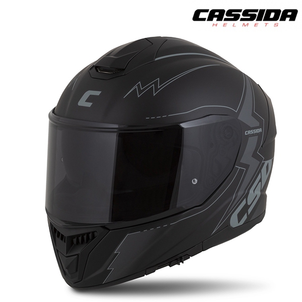 Moto oblečení - Helma CASSIDA INTEGRAL GT 2.1 FLASH černá/šedá