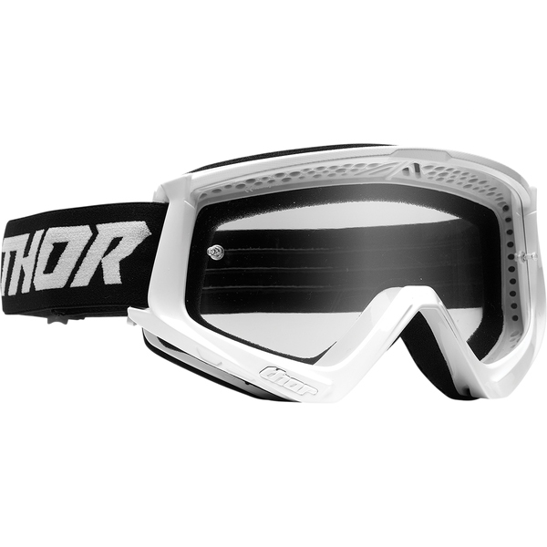 Motokros oblečení - Brýle THOR COMBAT RACER WHITE/BLACK