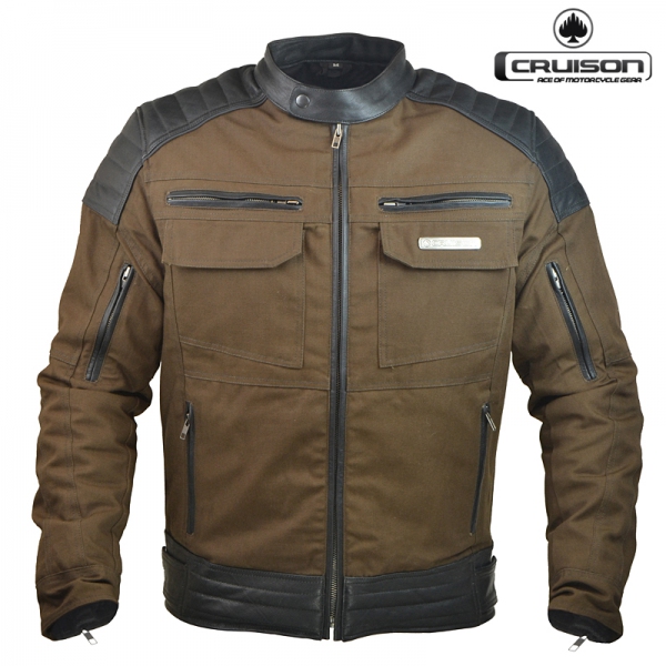 Moto oblečení - Bunda CRUISON DESTINY BROWN