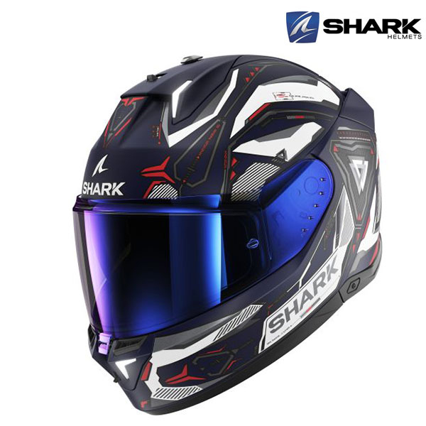 Moto oblečení - Helma SHARK SKWAL i3 LINIK MAT BWR