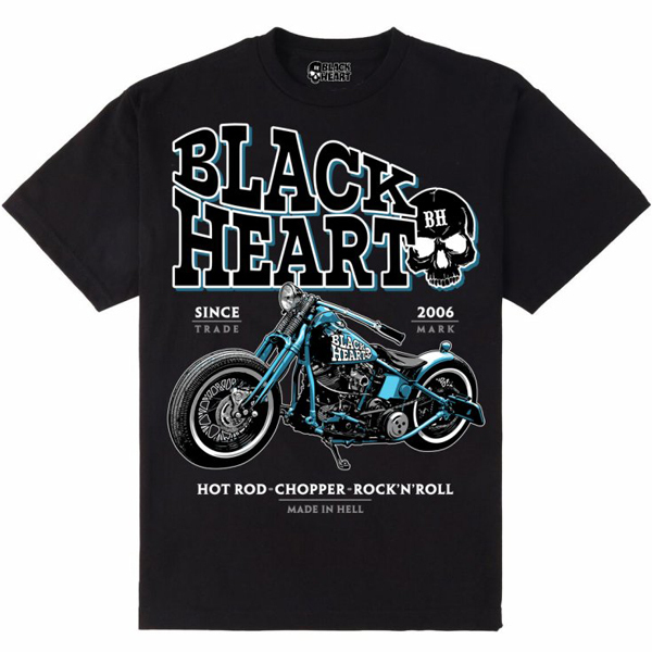 Volný čas a dárky - Tričko pánské BLACK HEART Blue Bobber
