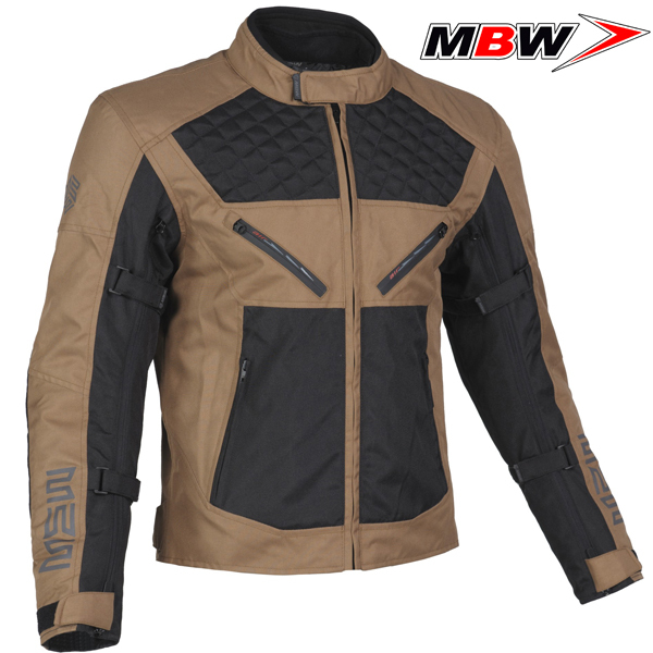 Moto oblečení - Bunda MBW ACE JACKET BLACK-BROWN