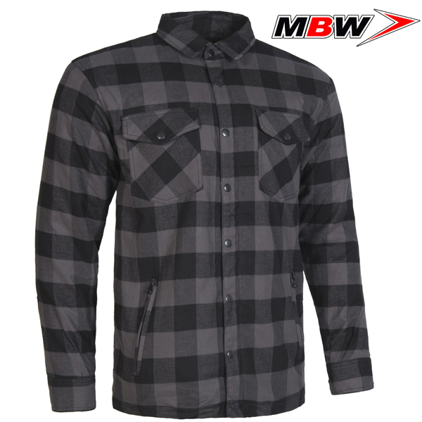 Moto oblečení - Kevlarová košile MBW MONTANA GREY