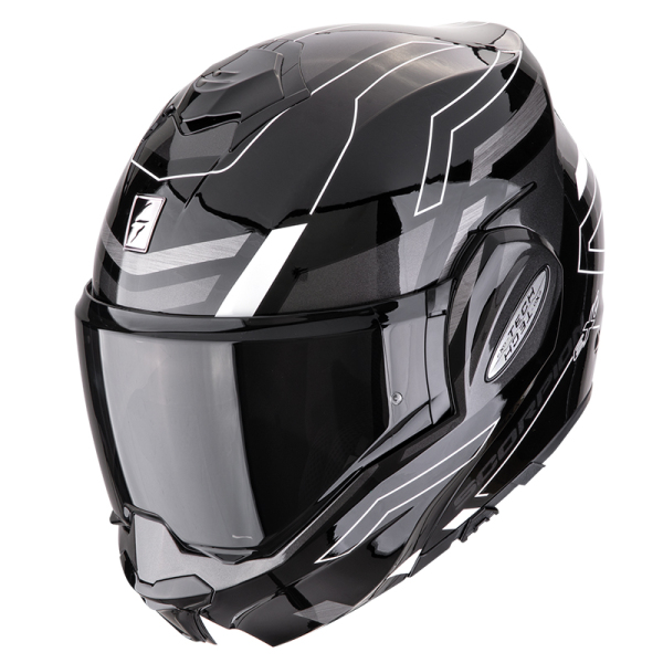 Moto oblečení - Helma SCORPION EXO-TECH EVO CONQUER černo/bílá
