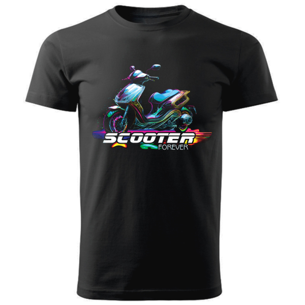 Moto oblečení - Tričko pánské krátký rukáv - Scooter Forever