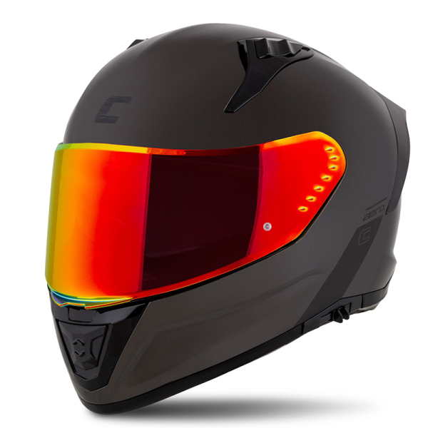 Moto oblečení - Helma CASSIDA AERO SUPER SOLID černý chrom/černá