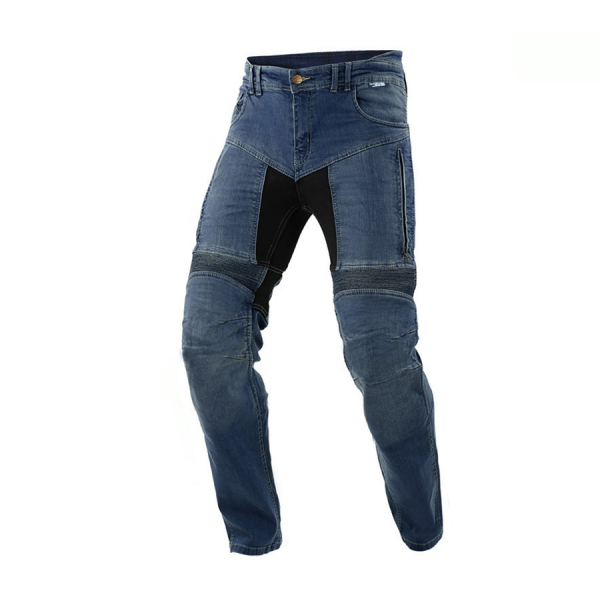 Moto oblečení - Kalhoty TRILOBITE PARADO DOUBLELAYER AAA SKINNY FIT BLUE