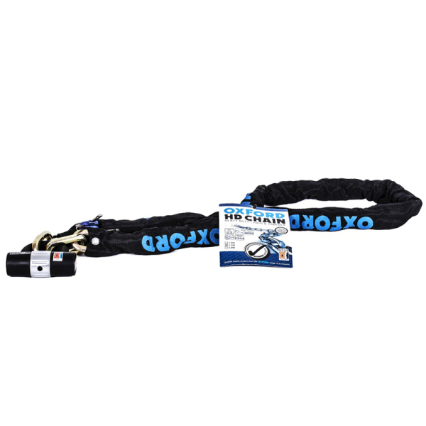 Příslušenství na motorku - Zámek řetězový OXFORD HEAVY DUTY - 1,5M