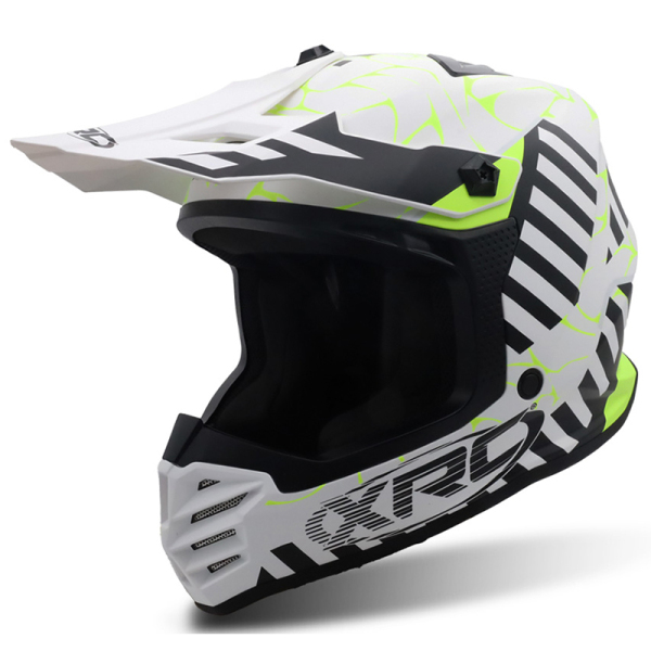 Dětské oblečení - Helma XRC MX JASPER YOUTH 2.0 BLACK/WHITE/FLUO - dětská