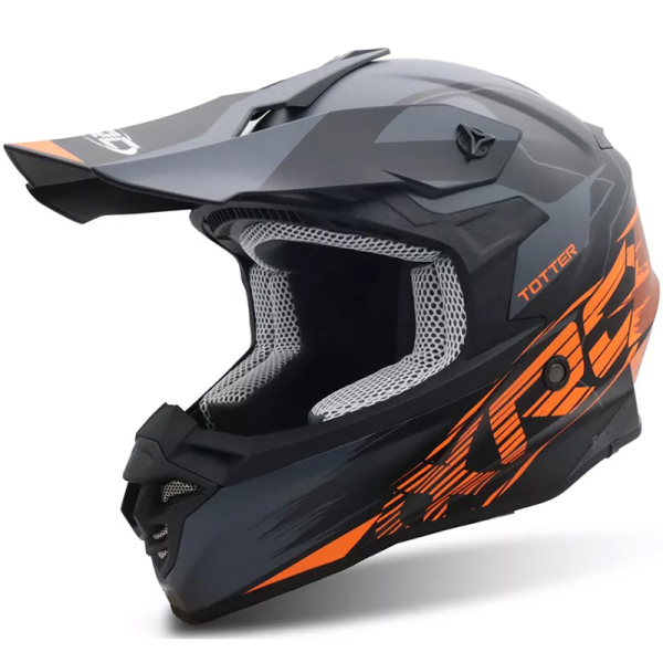 Moto oblečení - Helma XRC TOTTER blk/grey/orange