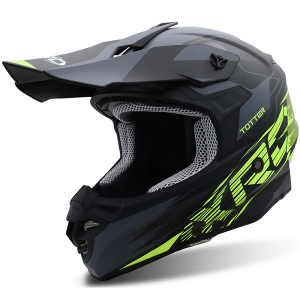 Moto oblečení - Helma XRC TOTTER blk/grey/fluo