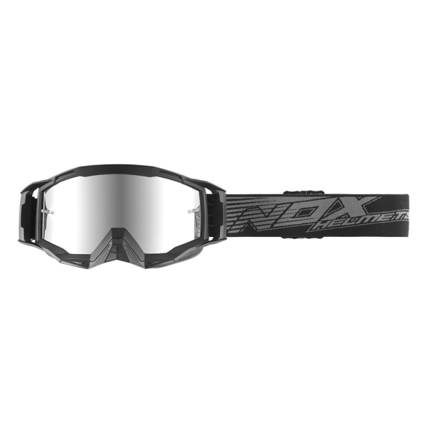 Motokros oblečení - Brýle NOX SPECTRE černá/šedá