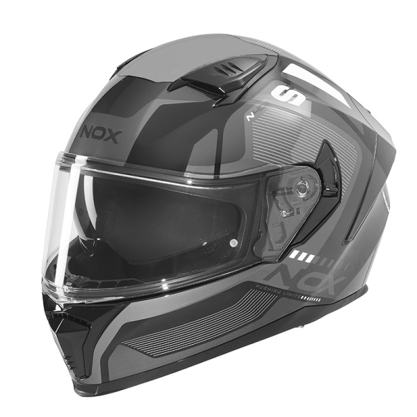 Moto oblečení - Helma NOX N402 MENTOR černá/bílá