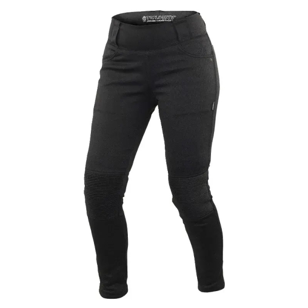 Moto oblečení - Kalhoty TRILOBITE LEGGINGS BLACK dámské