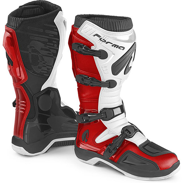 Motokros oblečení - Boty FORMA TRACTION červeno/bílo/černé