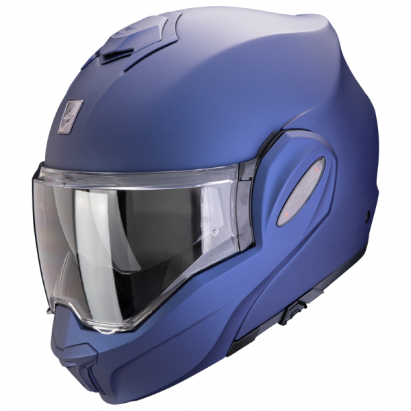 Moto oblečení - Helma SCORPION EXO-TECH EVO PRO solid matná metalická modrá