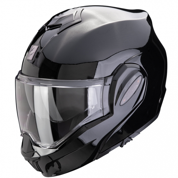 Moto oblečení - Helma SCORPION EXO-TECH EVO PRO solid metalická černá