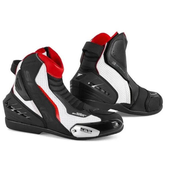 Moto oblečení - Boty SHIMA SX-6 černo-bílo-červené