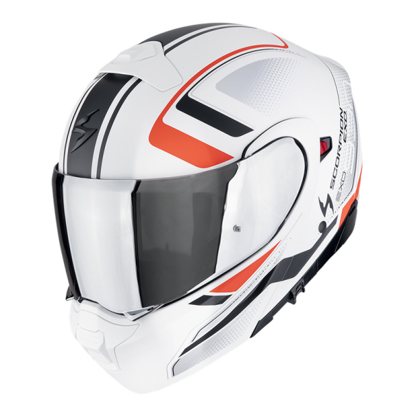 Moto oblečení - Helma SCORPION EXO-930 EVO ARDENS matná bílo/černo/červená