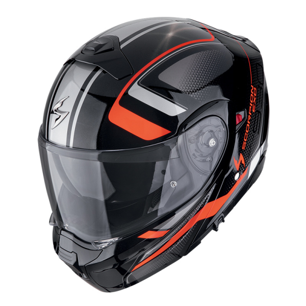 Moto oblečení - Helma SCORPION EXO-930 EVO ARDENS metalická černo/červená