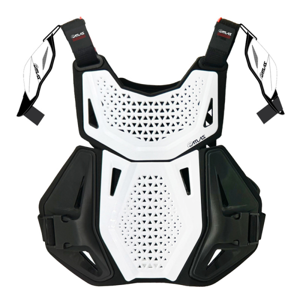 Dětské oblečení - Dětský chránič hrudníku + ramena ATLAS CHARGER CE L1 bílá