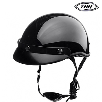 Moto oblečení - Helma THH  T-111 černá lesklá