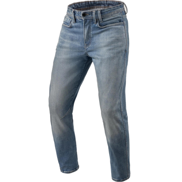 Moto oblečení - Kalhoty REVIT DETROIT 3 TAPERED středně modré vintage