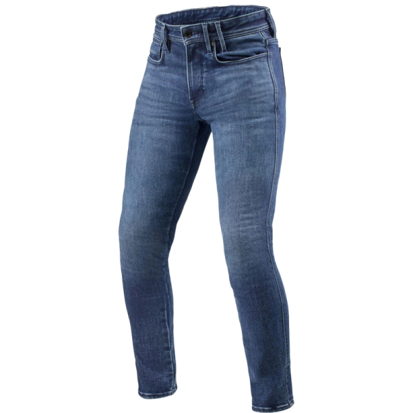 Moto oblečení - Kalhoty REVIT PISTON 3 SKINNY seprané modré