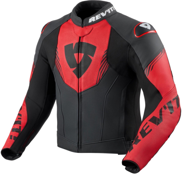 Moto oblečení - Bunda REVIT ARGON 3 černo-fluo červená