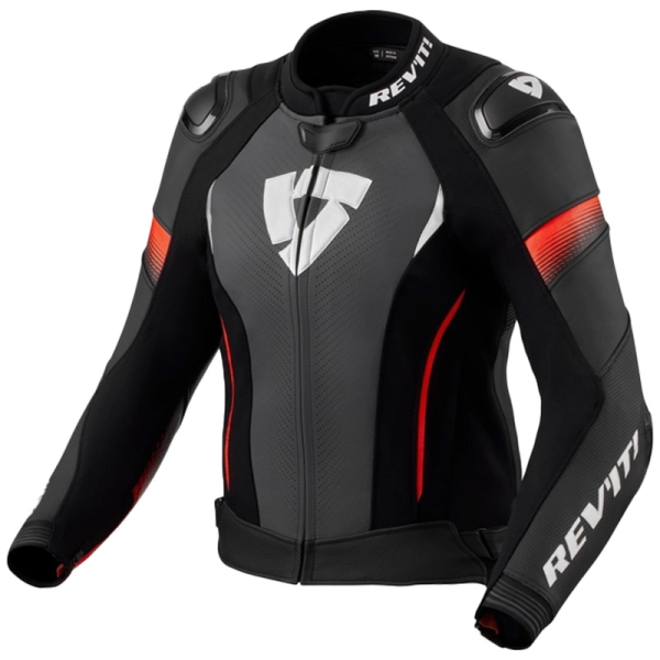 Moto oblečení - Bunda REVIT XENA 4 PRO dámská černo-fluo červená