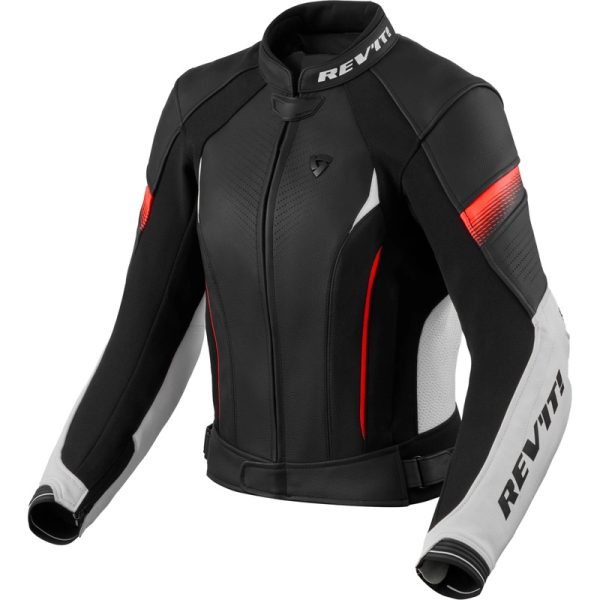 Moto oblečení - Bunda REVIT XENA 4 dámská bílo-fluo červená