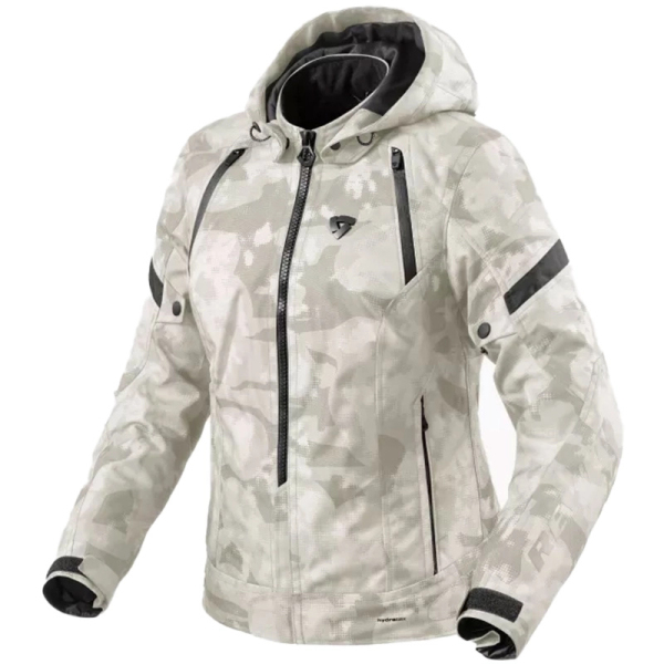 Moto oblečení - Bunda REVIT FLARE 3 H2O dámská camo šedo-bílá