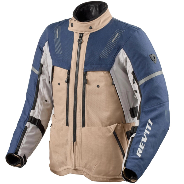 Moto oblečení - Bunda REVIT SAND 5 H2O pískovo-modrá