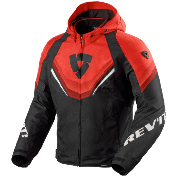 Moto oblečení - Bunda REVIT QUANTUM 3 H2O černo-červená