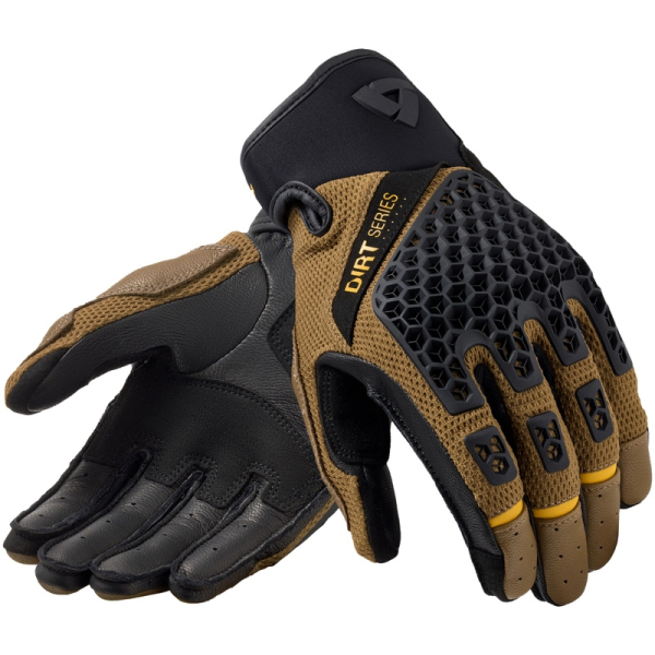 Moto oblečení - Rukavice REVIT CALIBER 2 černo-hnědé