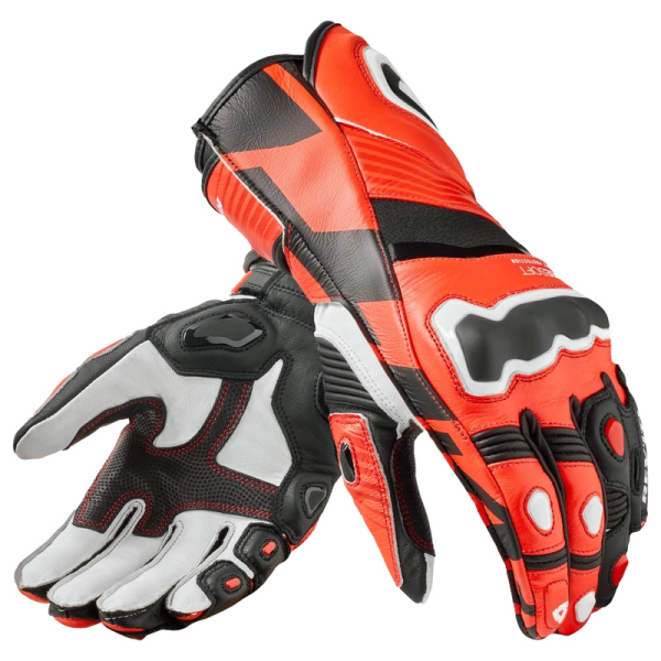 Moto oblečení - Rukavice REVIT JEREZ 4 fluo červeno-černé