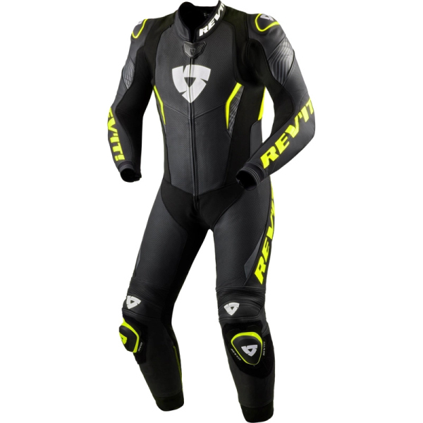Moto oblečení - Kombinéza REVIT ARGON 3 jednodílná černo-fluo žlutá