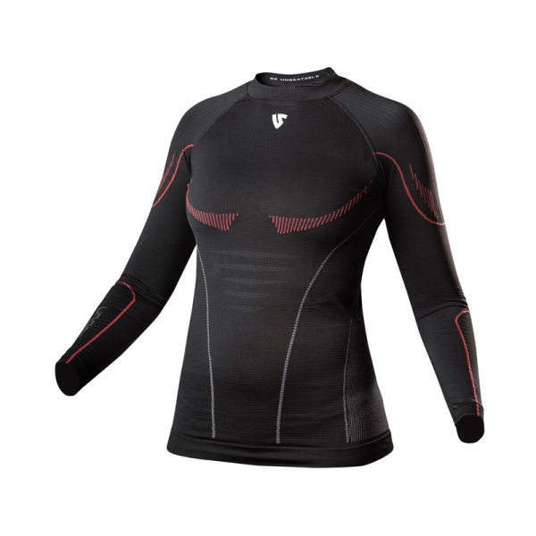Moto oblečení - Termotriko s dlouhým rukávem UNDER SHIELD HERO LONG SLEEVE dámské černé