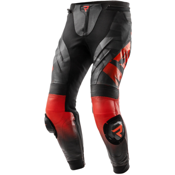Moto oblečení - Kalhoty REBELHORN INFERNO černo-fluo červené