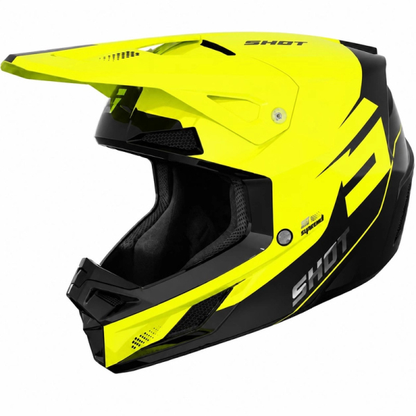 Moto oblečení - Helma SHOT SPEED S lesklá fluo žlutá