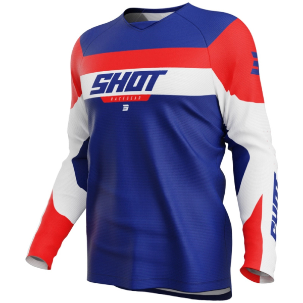 Dětské oblečení - Dětský dres SHOT DRAW LEAGUE modro-červený