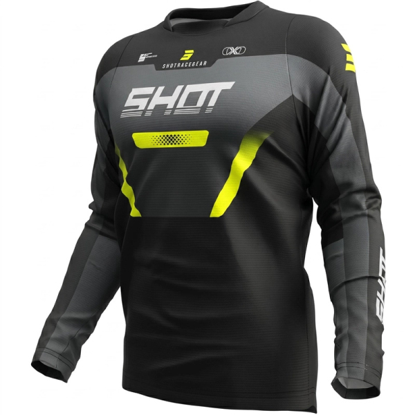 Motokros oblečení - Dres SHOT DEVO STRUCK šedý